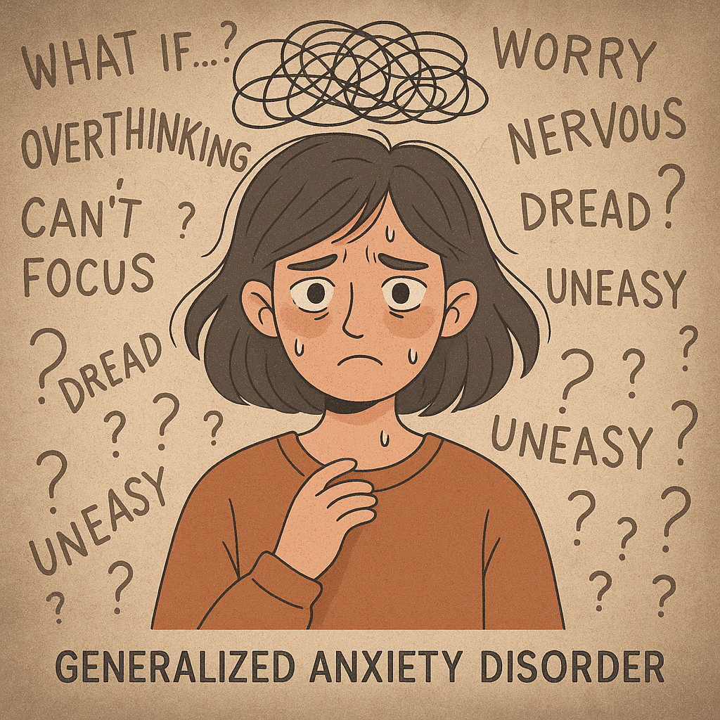 اختلال اضطراب تعمیم‌یافته (Generalized Anxiety Disorder – GAD) 